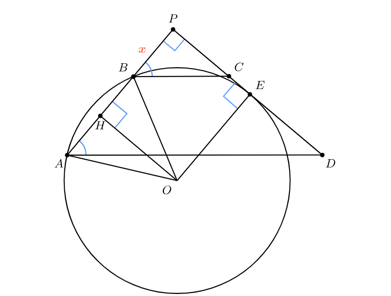 Трапеция с окружностью