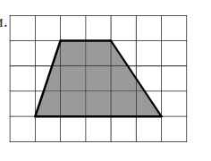 Рисунок трапеции на решётке